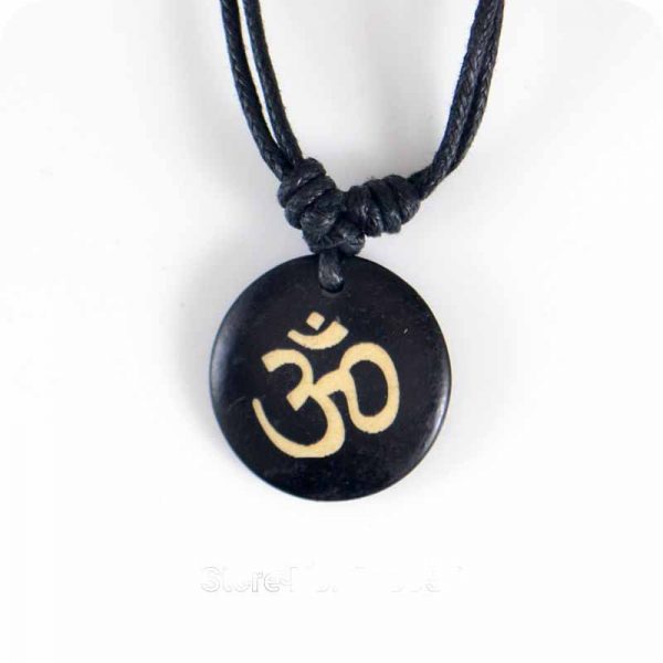 Hinduism-Yoga-India-yak-bone-Carving-Pendant-Necklace-Amulet