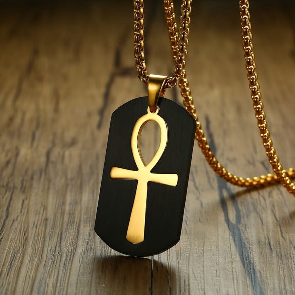 Black and Gold Ankh