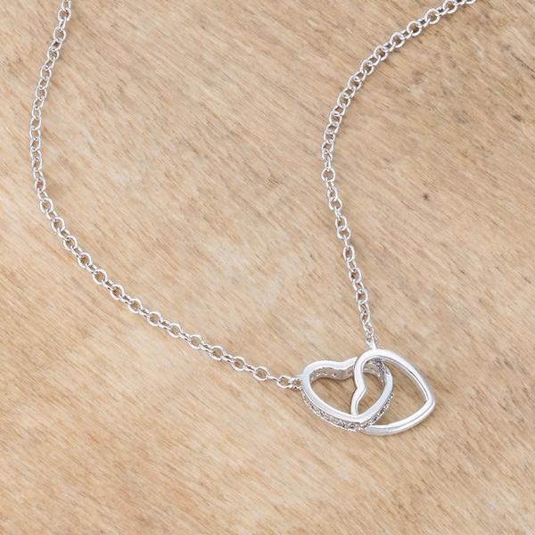 Interlocking hearts necklace