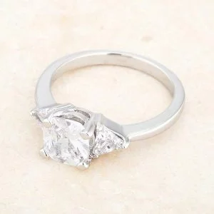 April Diamond birthstone ring