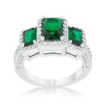 May Emerald birthstone ring