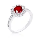 Ruby birthstone ring